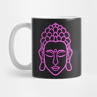 Buddha Face Pink Mug